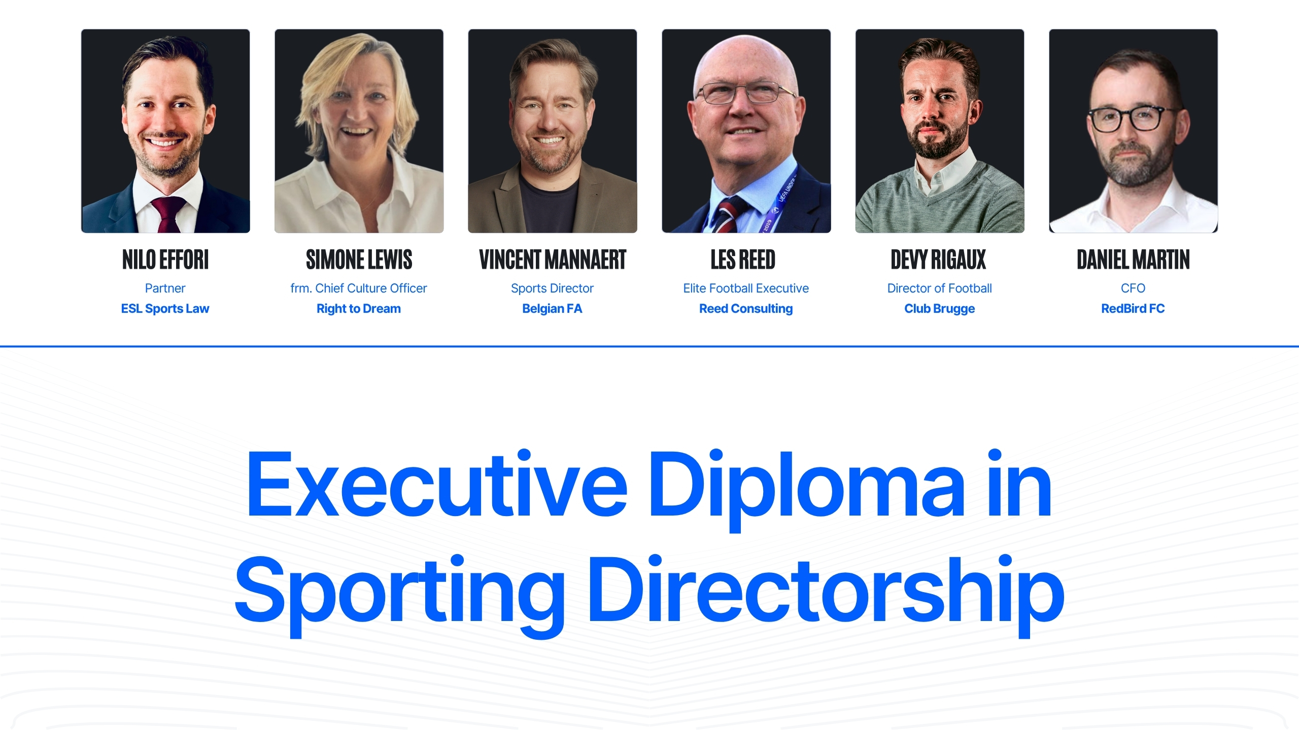 FOCUS Sports Business School_Executive Diploma in Sporting Directorship_Master's in Sporting Directorship