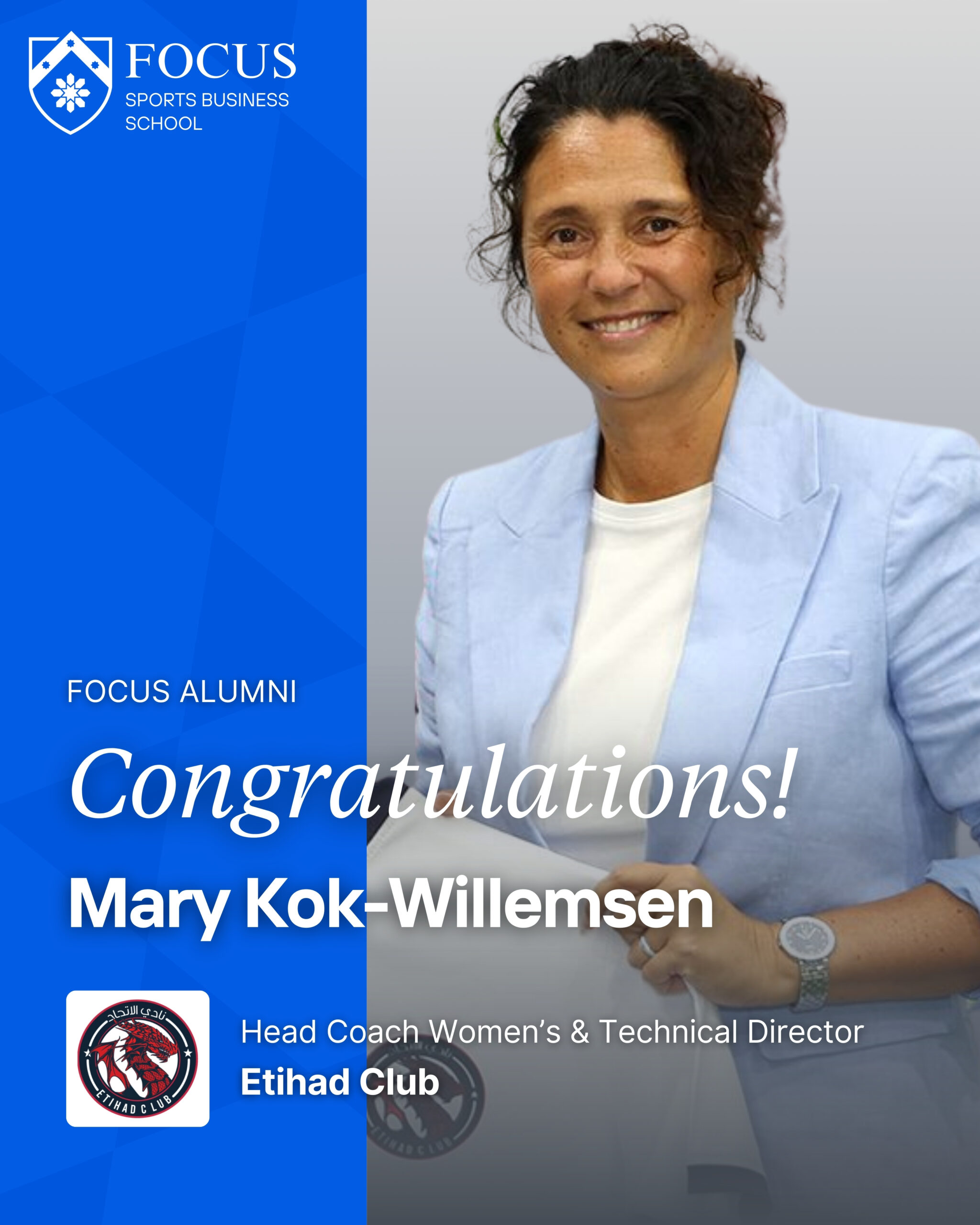 FOCUS Sports Business School_Mary Kok-Willemsen