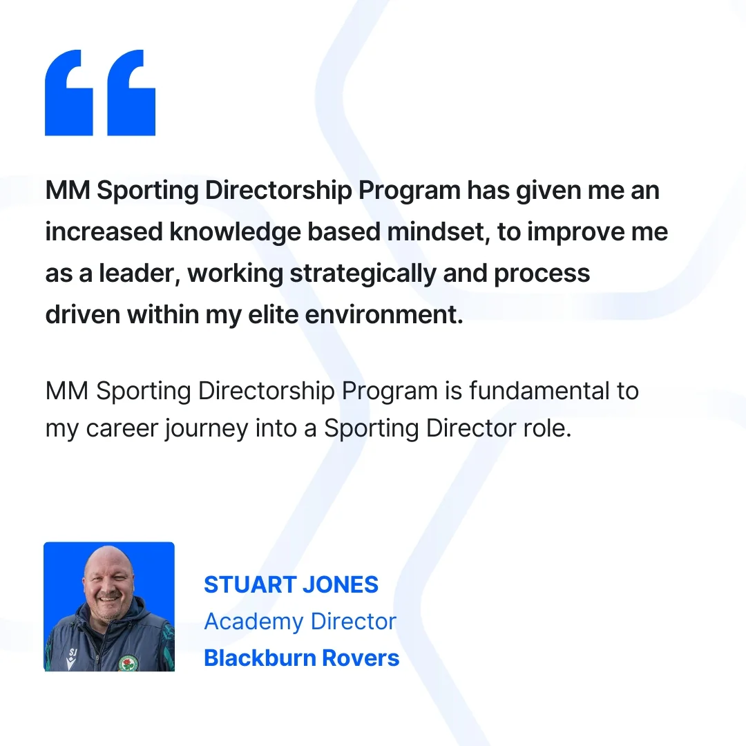 Stuart-Jones-Testimonial-Mini MBA Sporting Directorship