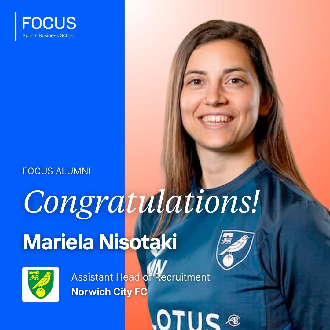 Focus Sports Education_Mariela Nisotaki Assistant Head of Recruitment Norwich City FC