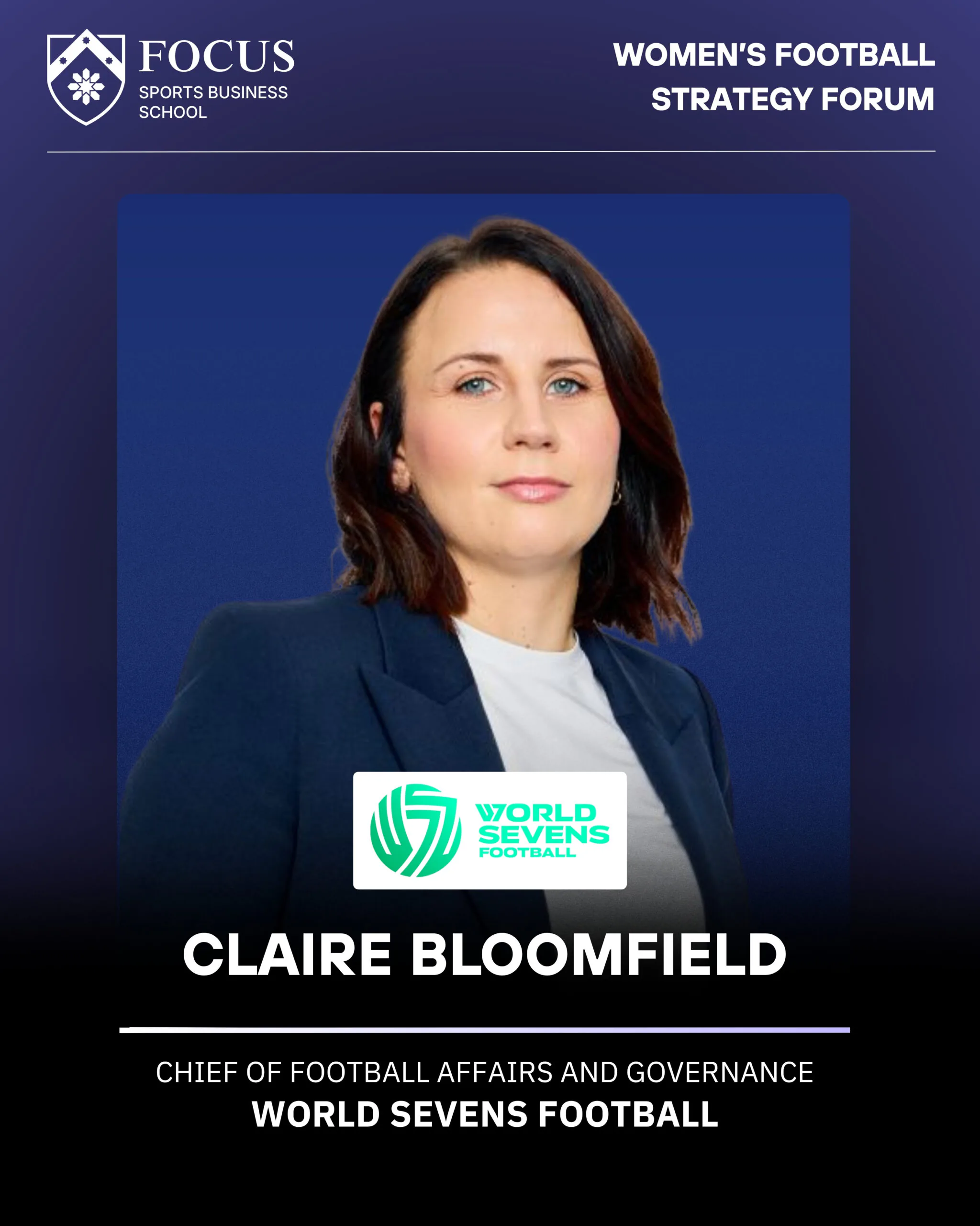 Claire Bloomfield_Football_Strategy_Forum_2026_FOCUS Sports BusIness School